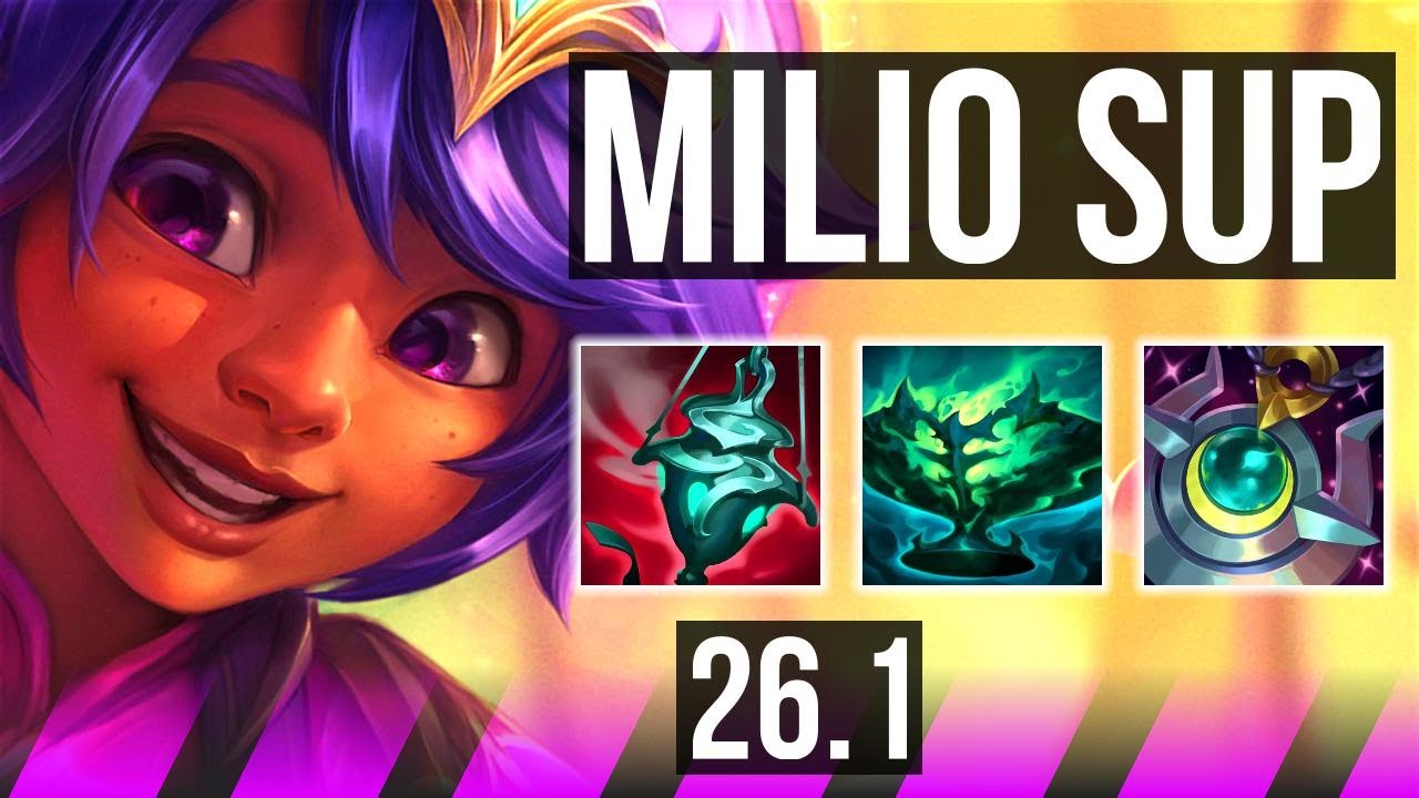 MILIO & Jinx vs NAUTILUS & Aphelios (SUP) | EUW Master | 26.1