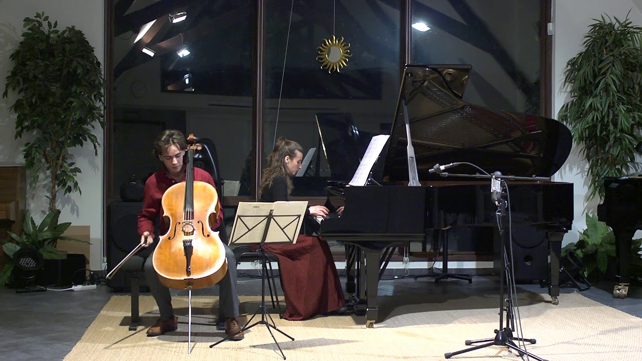 Schumann : Adagio und Allegro Op. 70 - Paul Heyman (cello), Isil Bengi (piano), Live recording