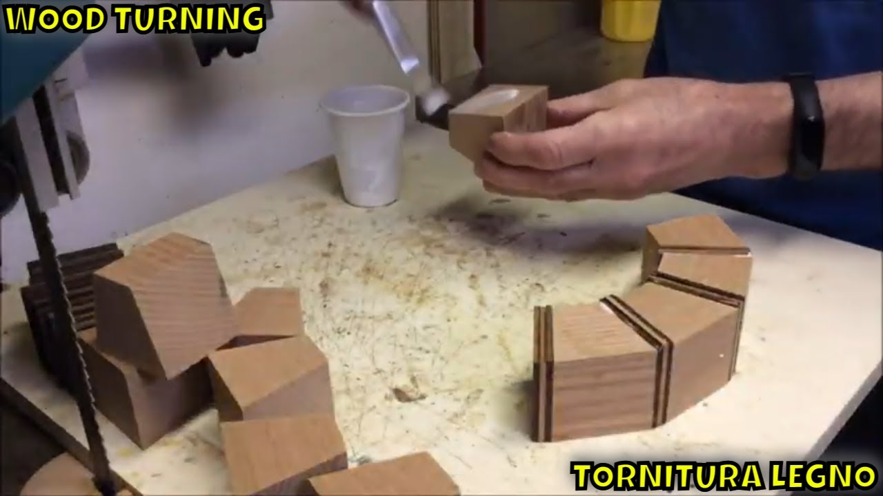 Ciotola in legno e resina