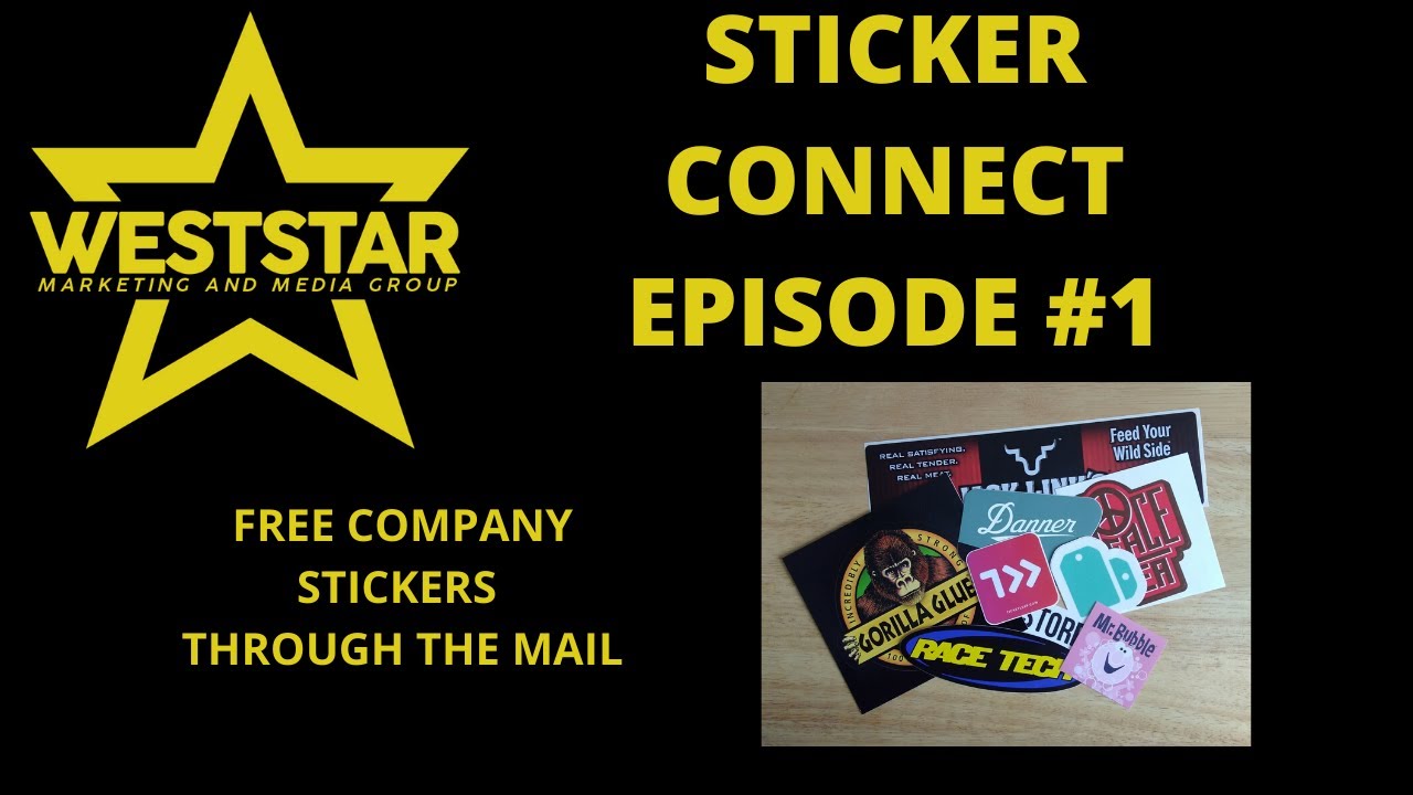 Sticker Connect Episode 1: Free Stickers By Mail