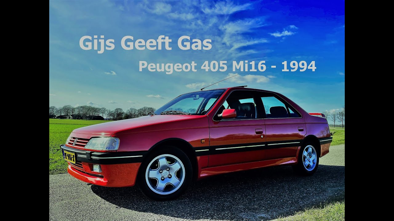 Gijs Geeft Gas - Peugeot 405 Mi16 1994