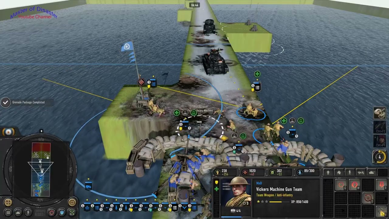 Company of Heroes 3 - The Bridge (Narrow) (1 vs 1 Ex)