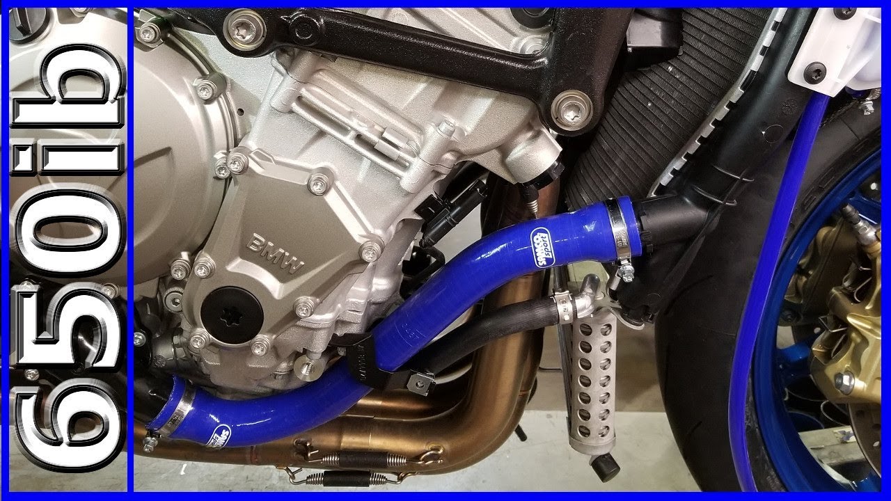 Samco BLUE Radiator hoses installed onto 2018 S1000RR!