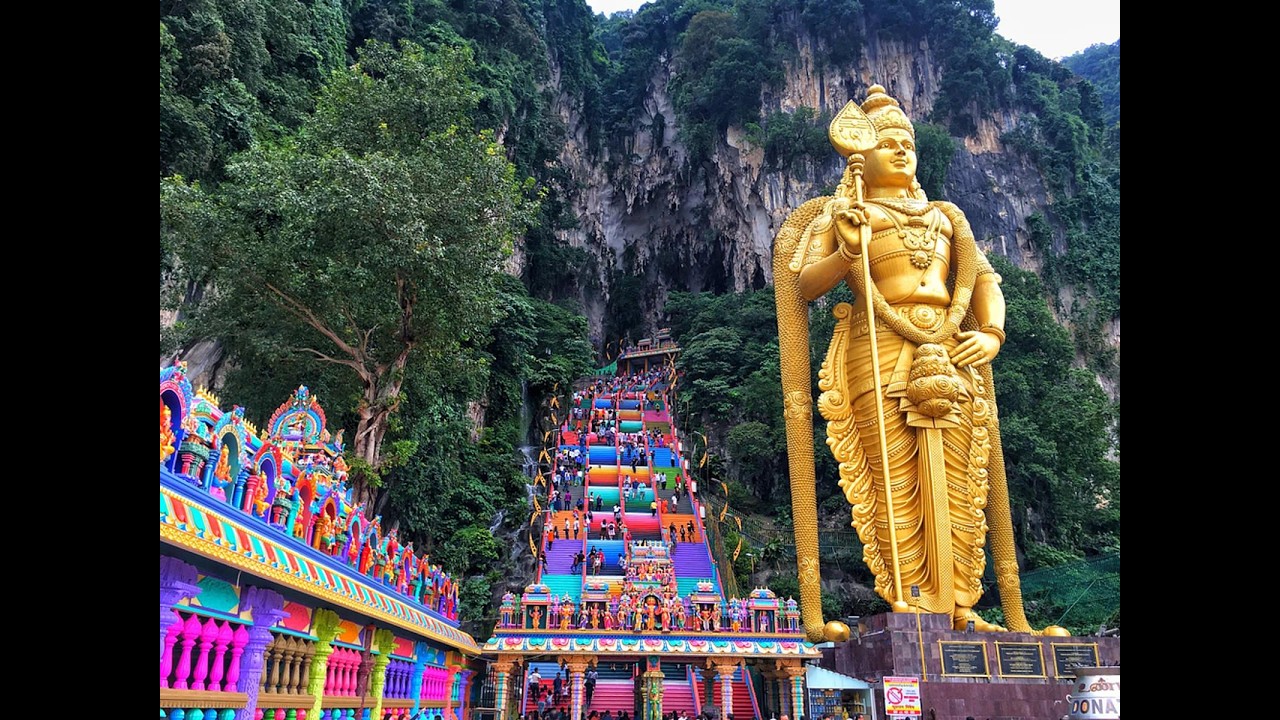Batu Caves Murugan Temple /walk tour/Malaysia