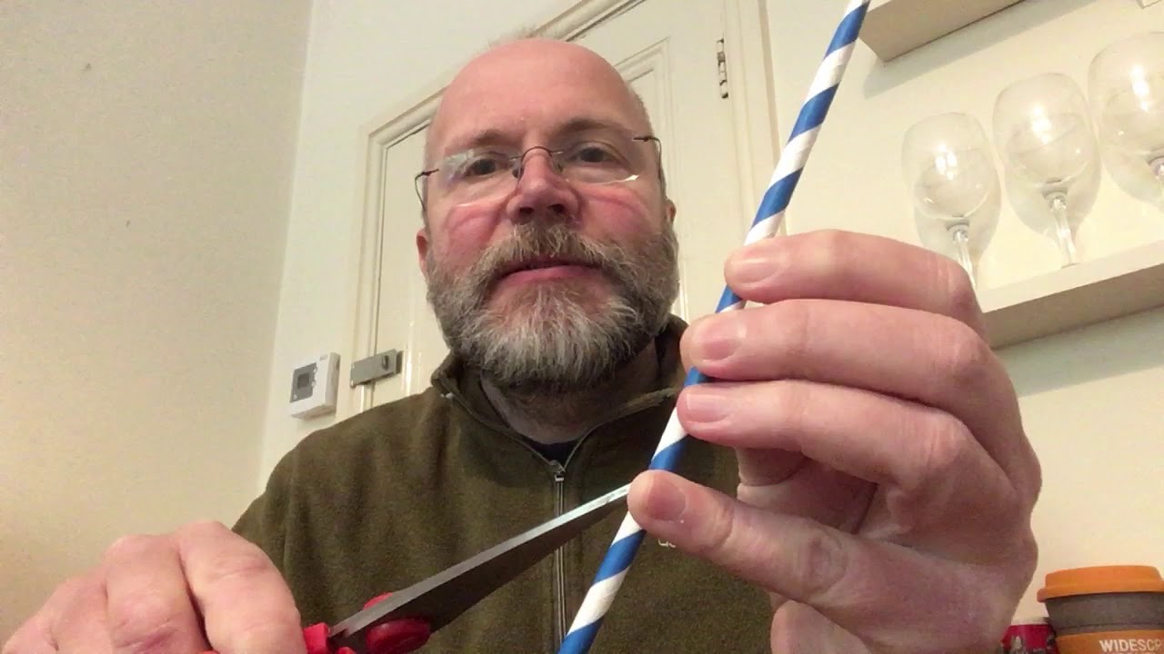 Drinking Straw Instrument with Fingerholes