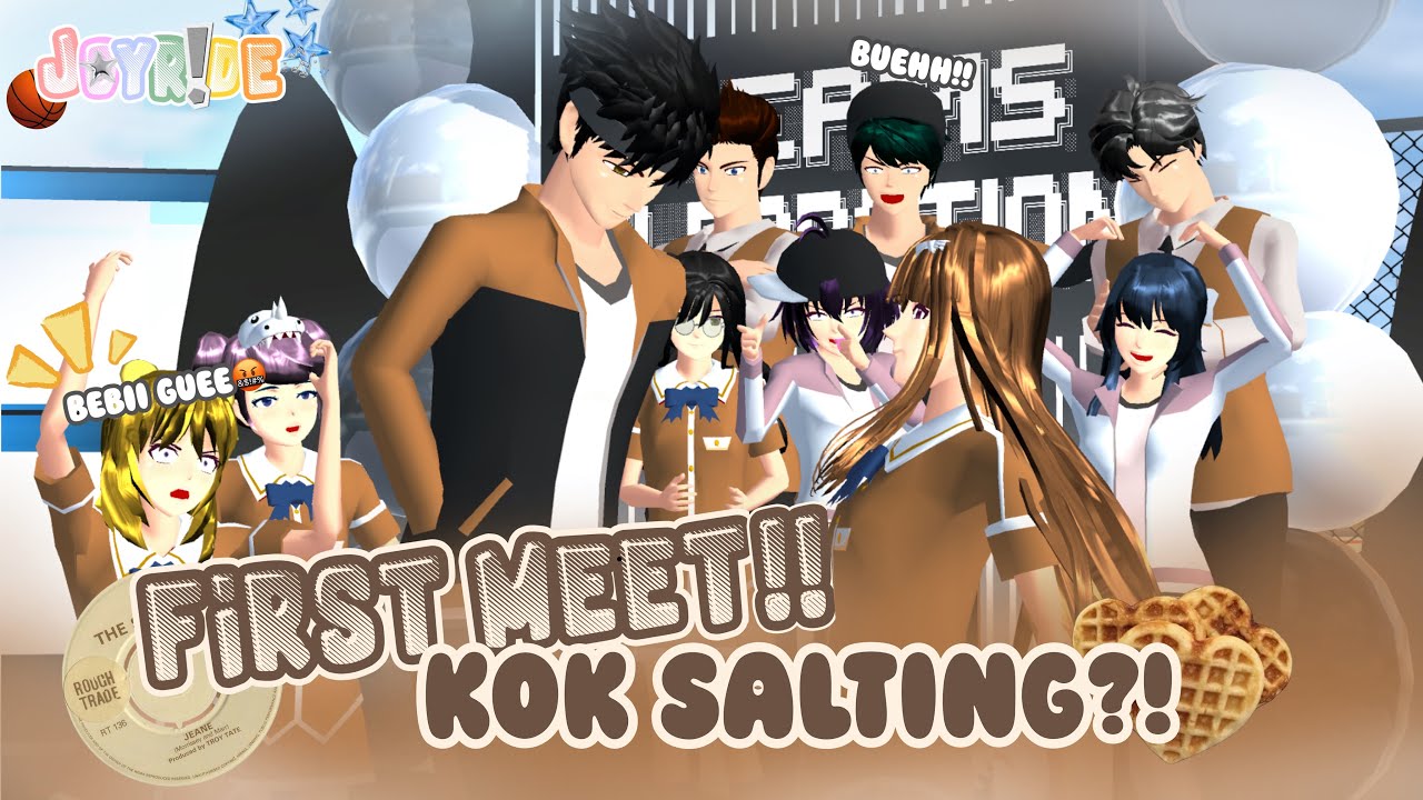 JOYRIDE #1 [FIRST MEET, kok salting??!] DRAMA SAKURA SCHOOL SIMULATOR