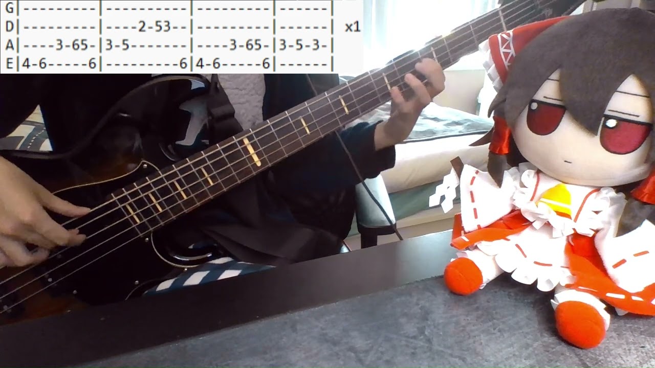 Primordial Beat ~ Pristine Beat (Touhou Bass Cover + Tabs)