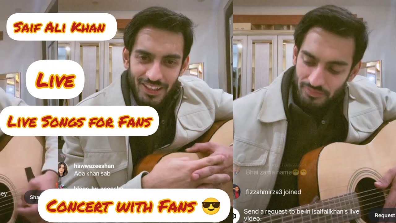 Saif Ali Khan Live on Instagram #saifalikhan#foryou#live #tamasha#dillonkawazir 