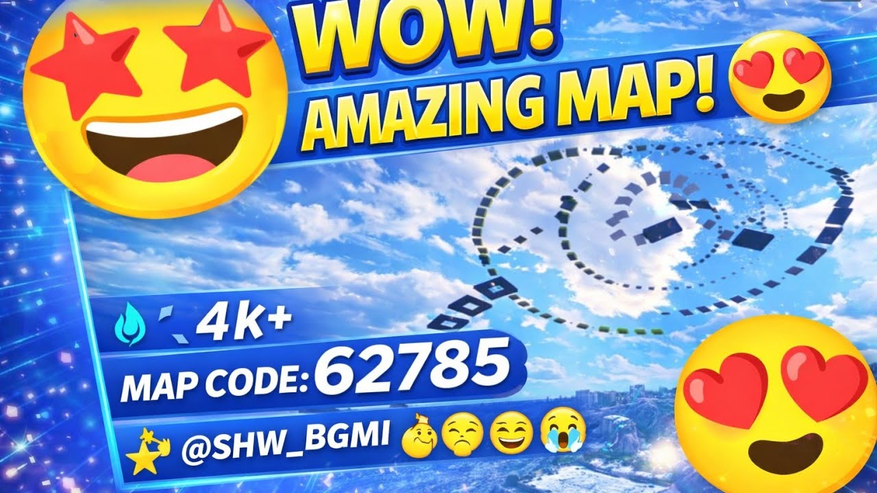 👉  SNOW PARKOUR NEW 🔥 CODE : 62785 💯 #bgmi  #gaming#parkour #video #shortsvideo #pubgmobile🔔💬👍