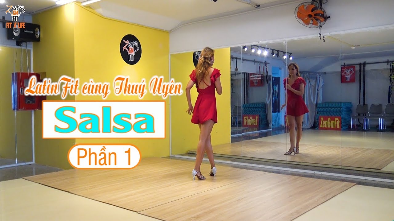 #1 Động tác Salsa cơ bản - Phần 1 - LatinFit cùng Thuý Uyên