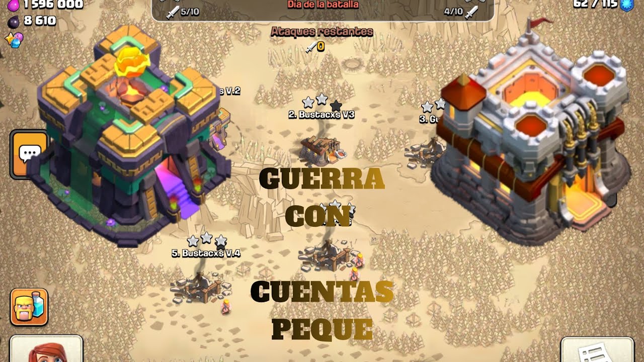 🔥 ¡GUERRA ÉPICA MULTICUENTA en Clash of Clans! 🔥