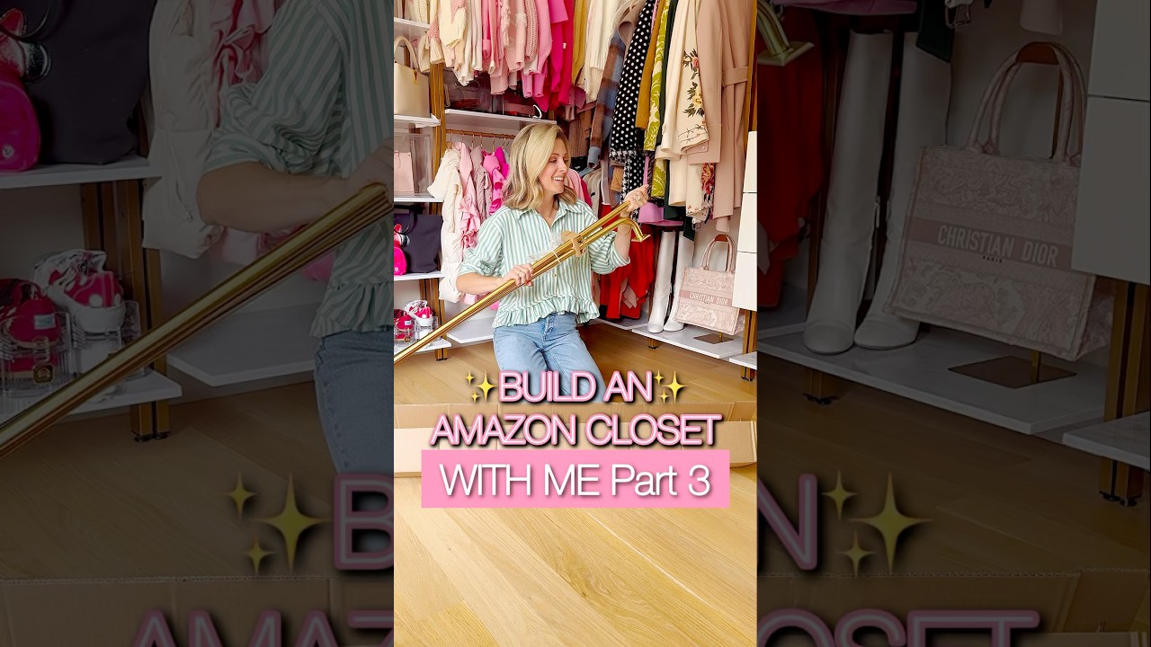 Build Your Dream Amazon Closet: DIY Curtain Challenges & Solutions! 🛠️ Part 3