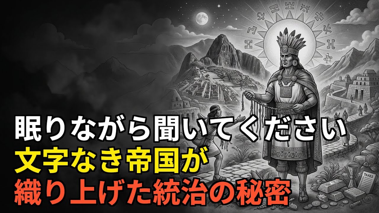🌙 眠る前に聴く インカ帝国は文字がなくどう帝国を統治したのか #睡眠ドキュ