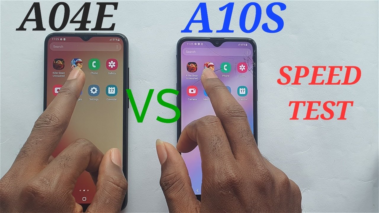 Samsung A04e Vs Samsung A10s. Speed Test.