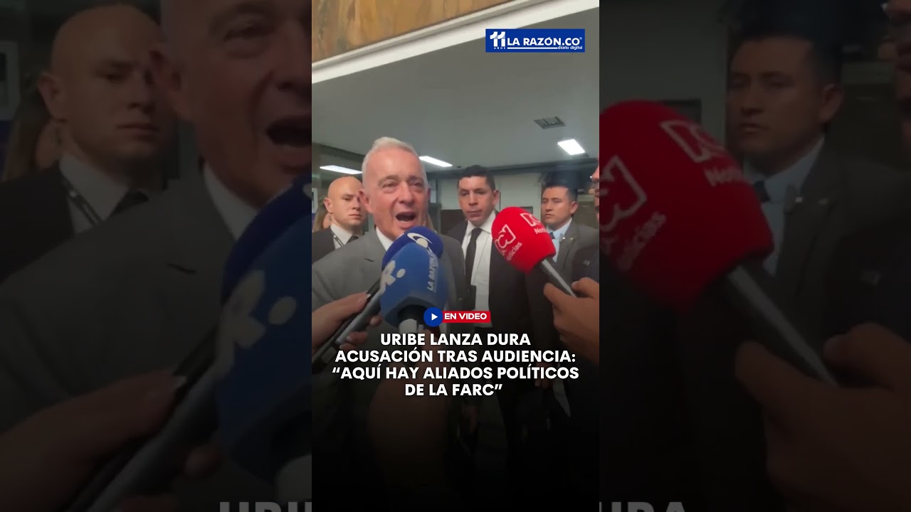 &Aacute;lvaro Uribe lanza dura acusaci&oacute;n tras audiencia: &ldquo;Aqu&iacute; hay aliados pol&iacute;ticos de la FARC&rdquo;