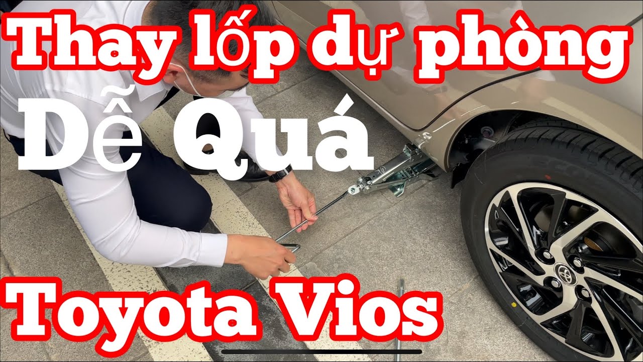 ✅Hướng Dẫn Thay Lốp Dự Phòng Trên Toyota Vios 2022 và các dòng xe Toyota chi tiết nhất ( Sơ cua ) 🚘