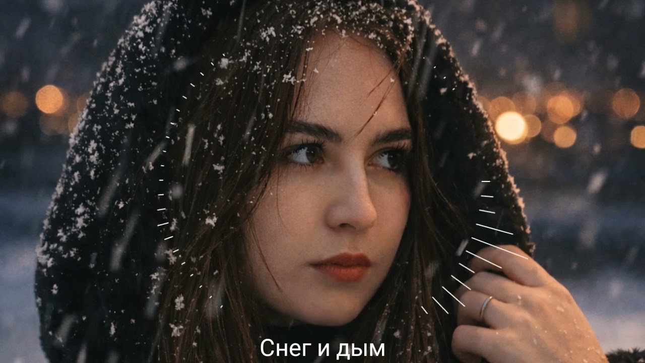 Снег и дым | Ночной город🌗