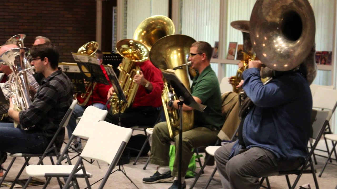 Tubas tune for William Bell Memorial Concert, Nov. 7, 2015