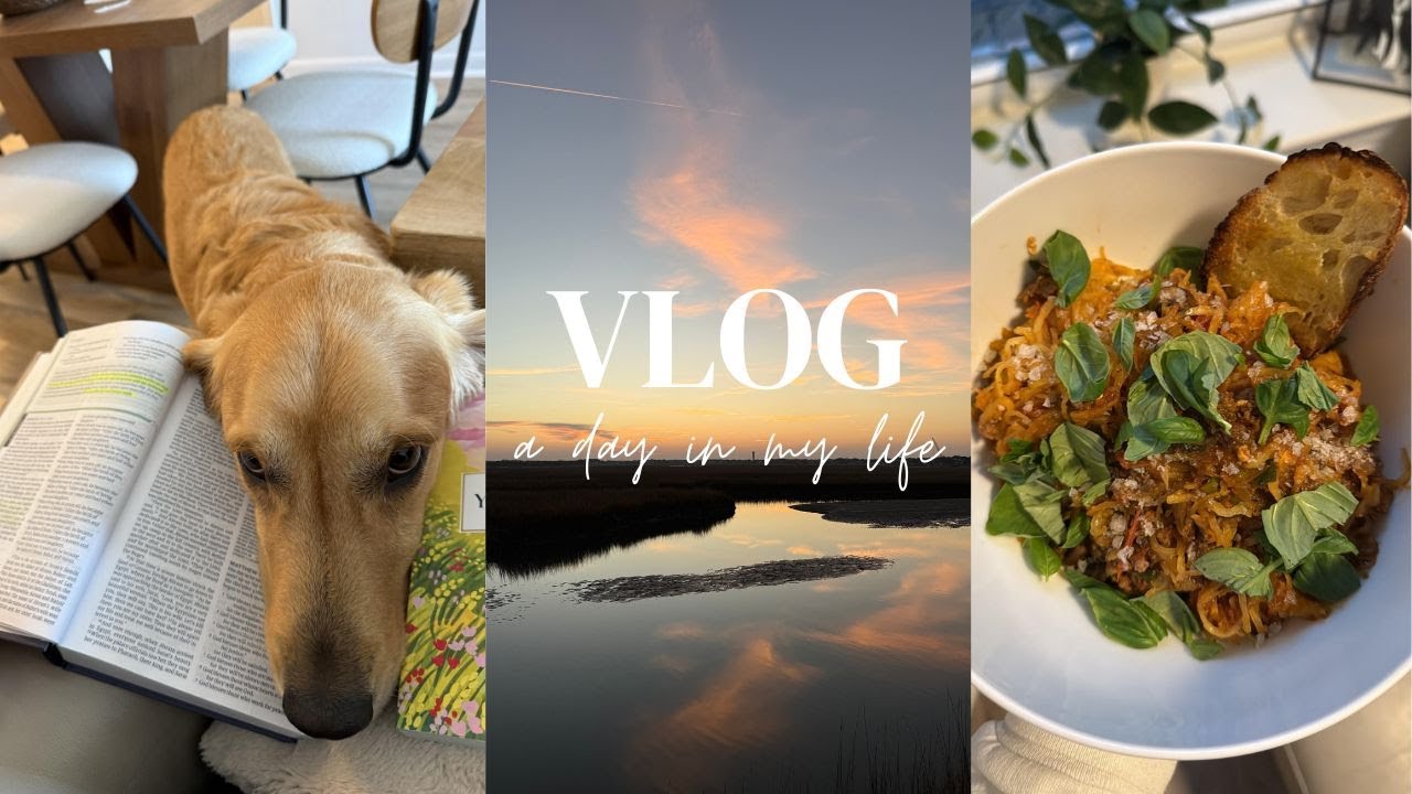 DAY IN MY LIFE: my first vlog, wellness, meals & daily routines