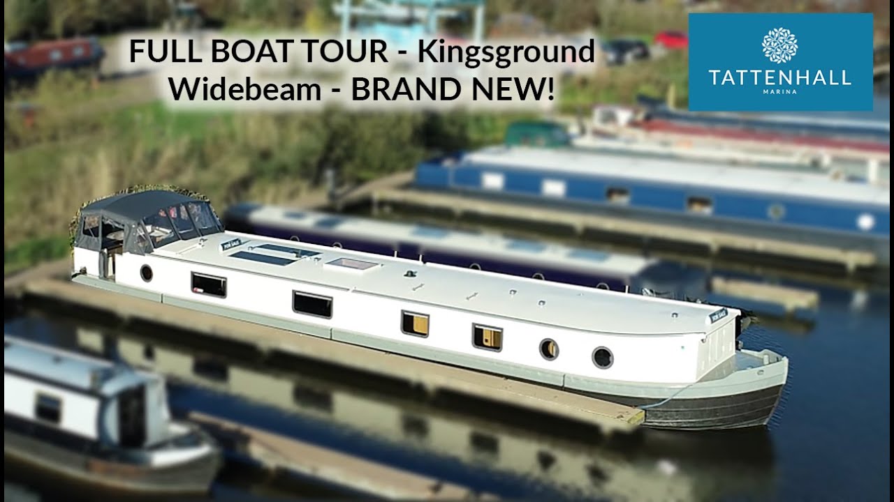 BRAND NEW Kingsground 65ft x 12ft Widebeam at Tattenhall Marina | Full Tour