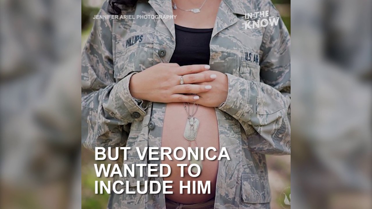 Photographer Brings A Military Couple &lsquo;Together&rsquo; Through A Maternity Photo Shoot