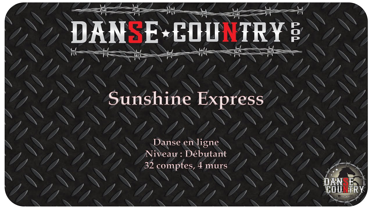 Sunshine express - Danse en ligne - Niveau Débutant