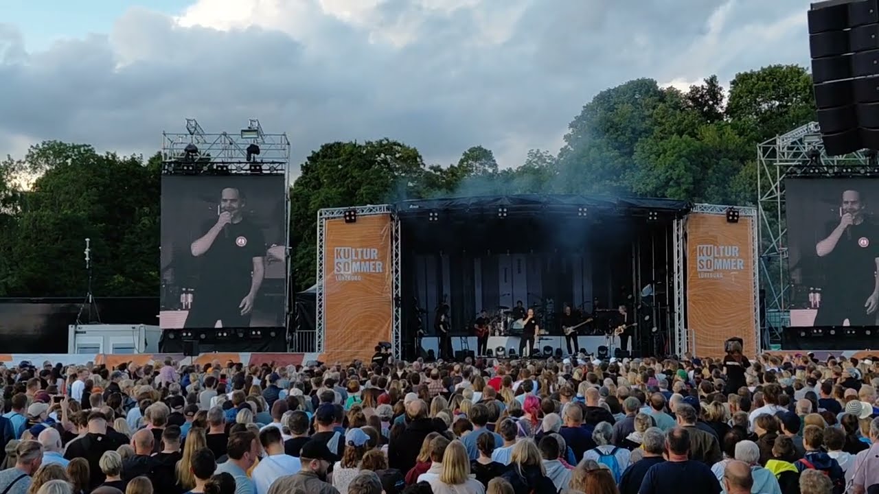 Bosse live in Lüneburg beim Kultursommer vom 1. August 2025 teil 5.