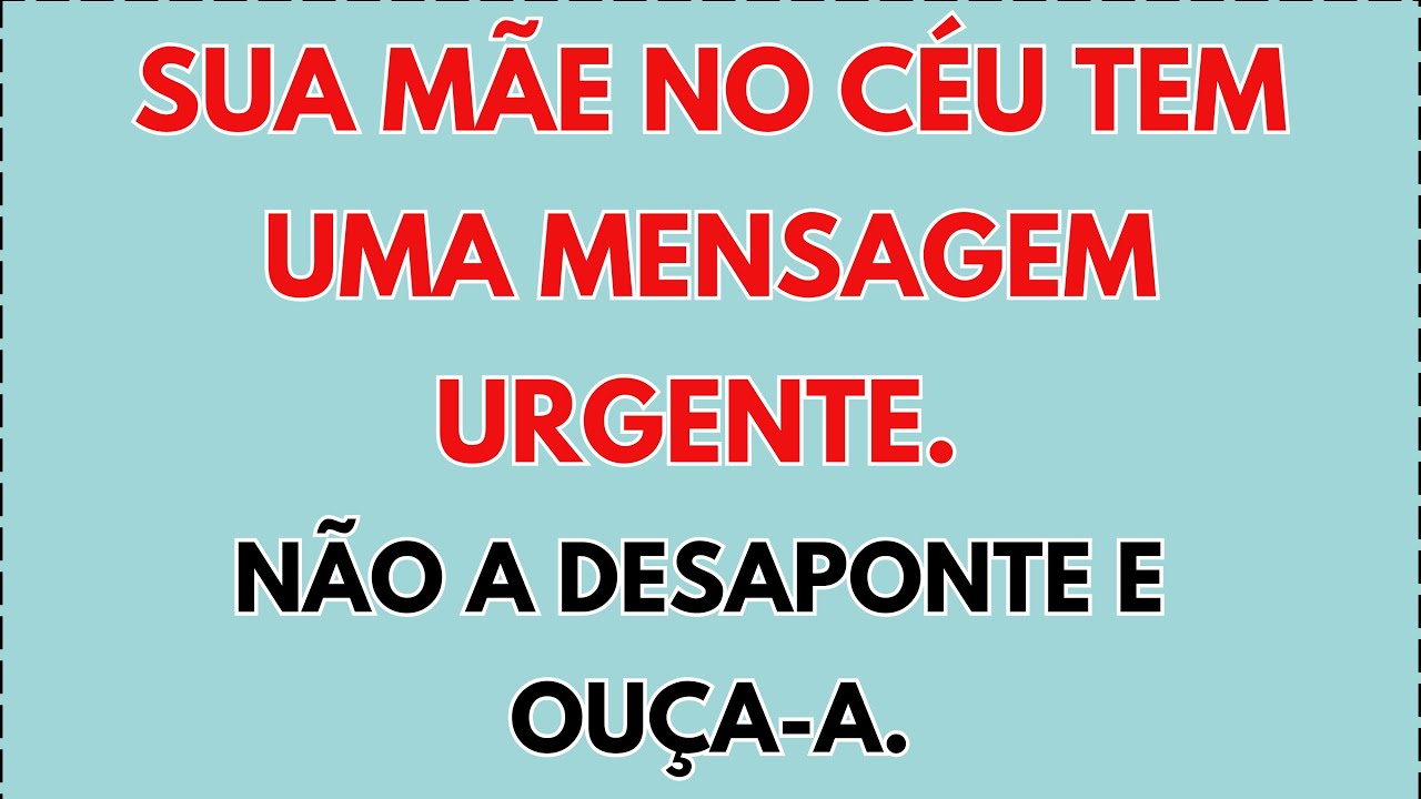 😭 NÃO REJEITE ISSO! O ARCANJO MIGUEL DIZ: SUA MÃE NO CÉU ENVIOU UMA BÊNÇÃO + MENSAGEM URGENTE...