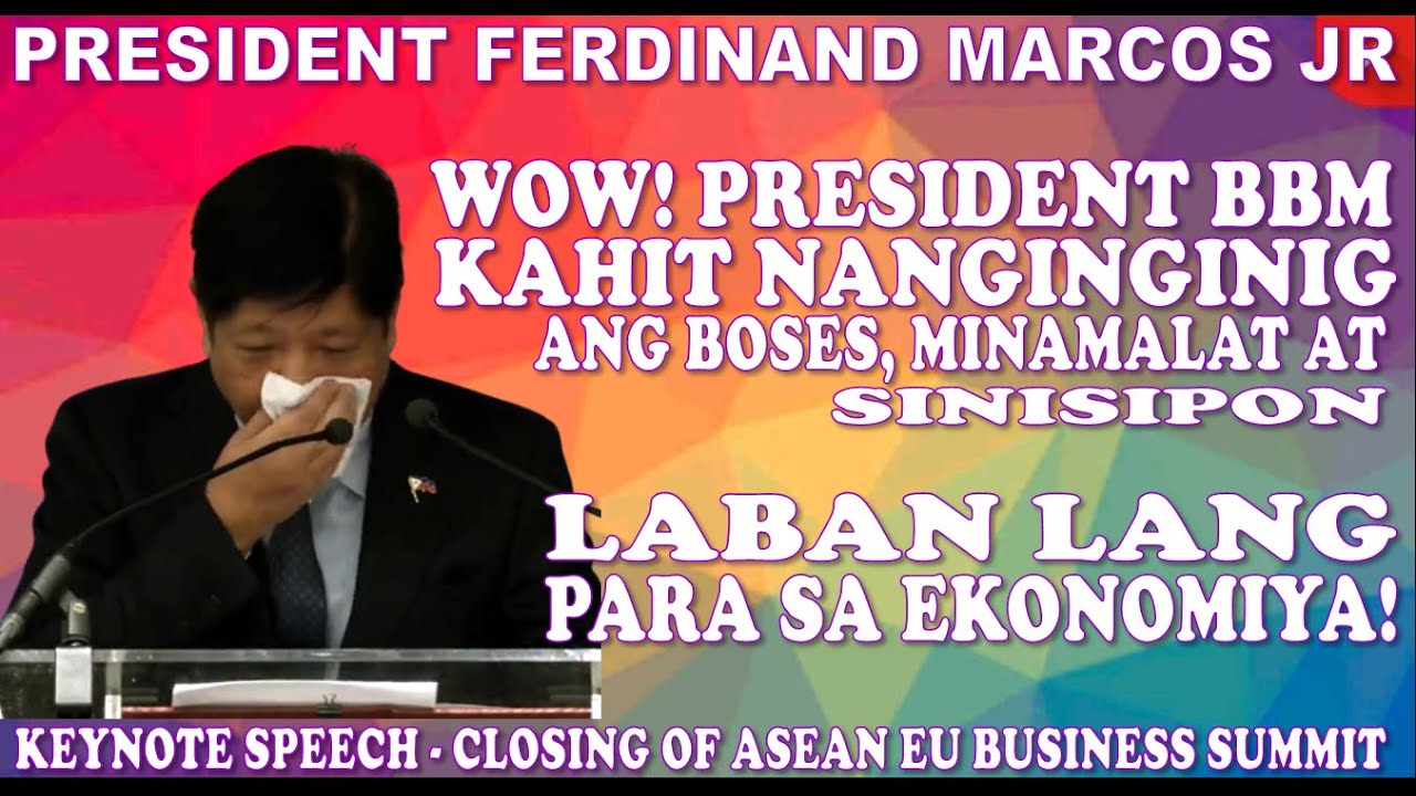WOW! PRESIDENT BBM, MAY SAKIT! TULOY ANG LABAN PARA SA EKONOMIYA!