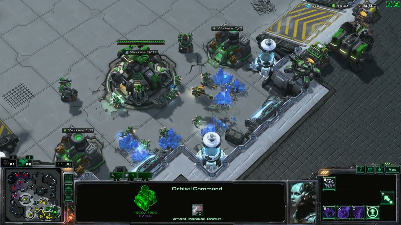 3v3 Team Game vs Zerg – StarCraft 2