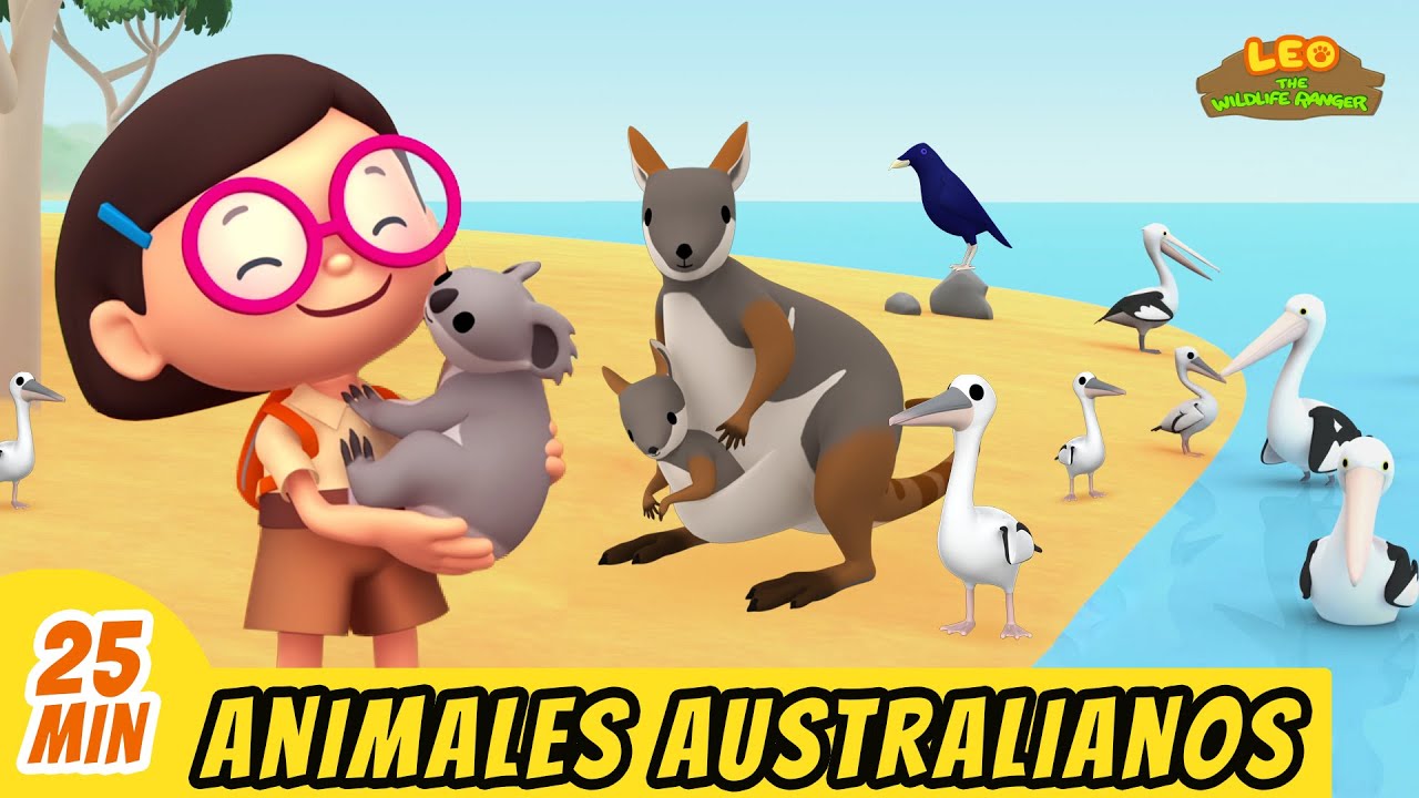 Animales Australianos Episodio Compilación (Español) - Leo, El Explorador | Animación - Familia
