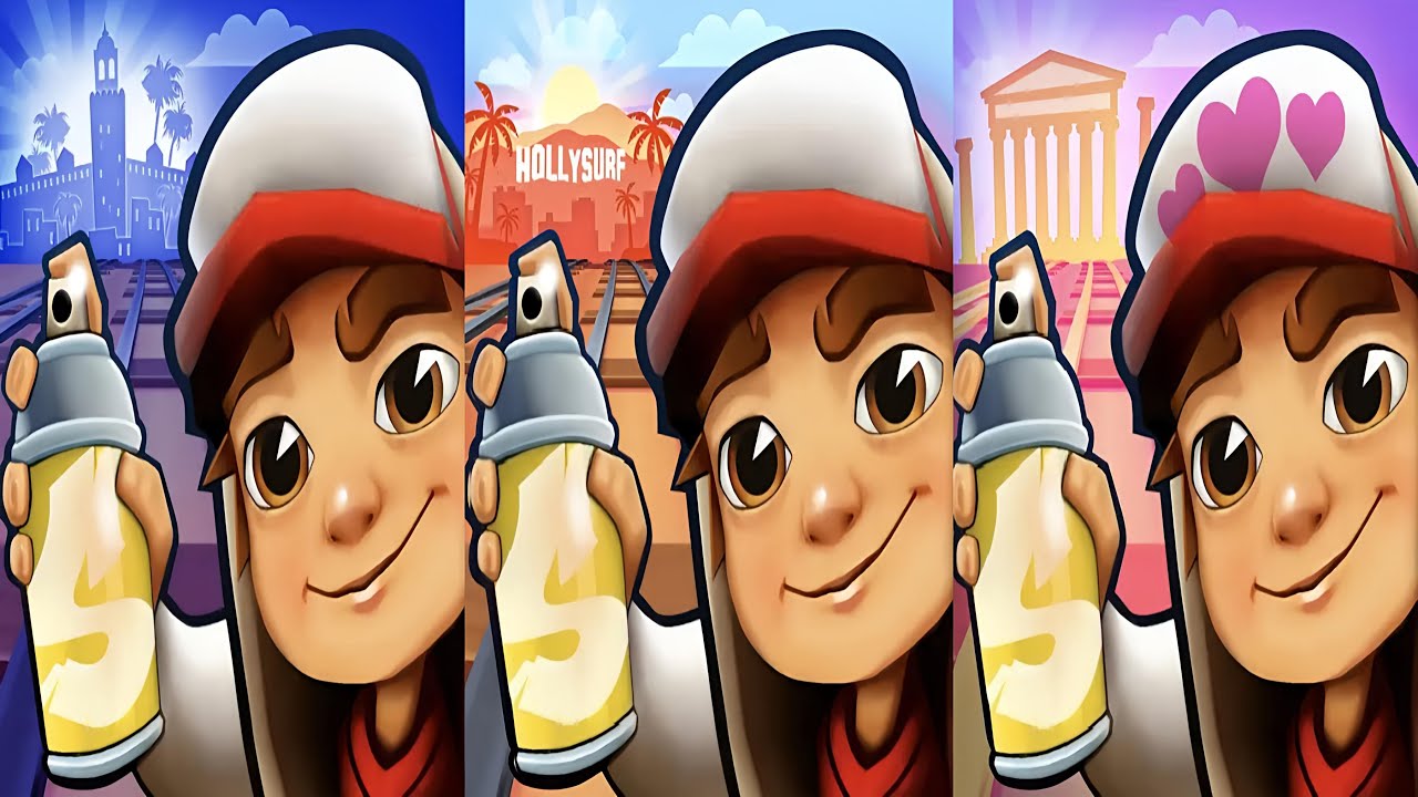 Subway Surfers : Love Odyssey 2024 🆚 Marrakesh 2024 🆚 Hollywood 2024