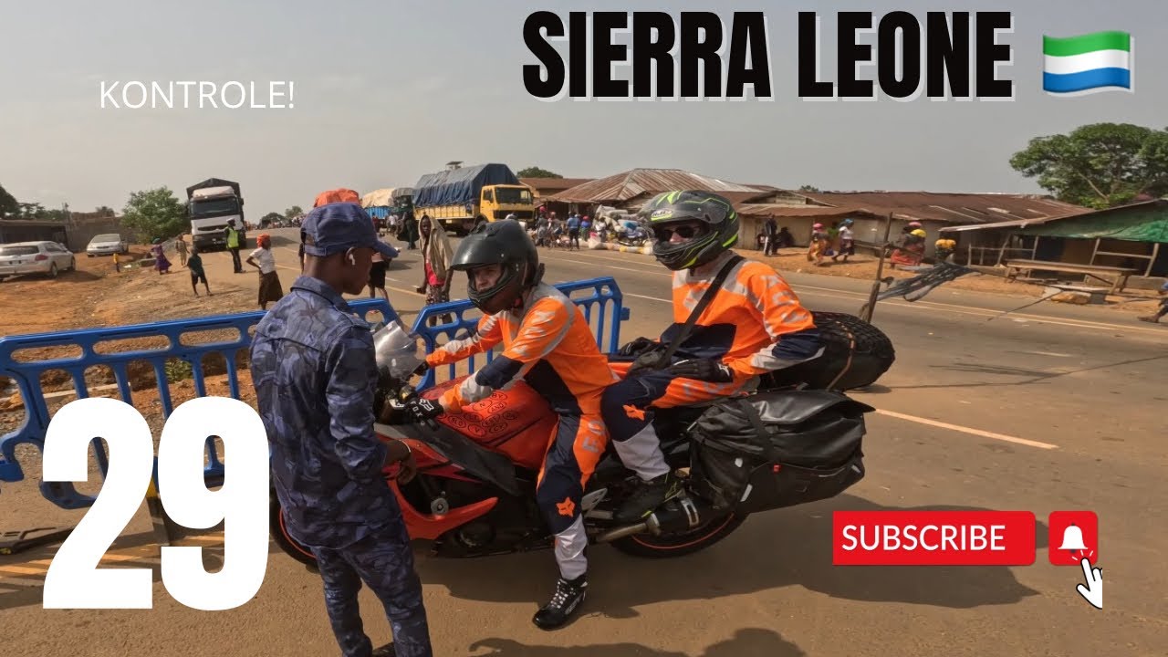 29. Wyjeżdżamy z Sierra Leone 🇸🇱 ! Kontrole i ostatnie formalności na granicy | Hayabusa i DRZ400