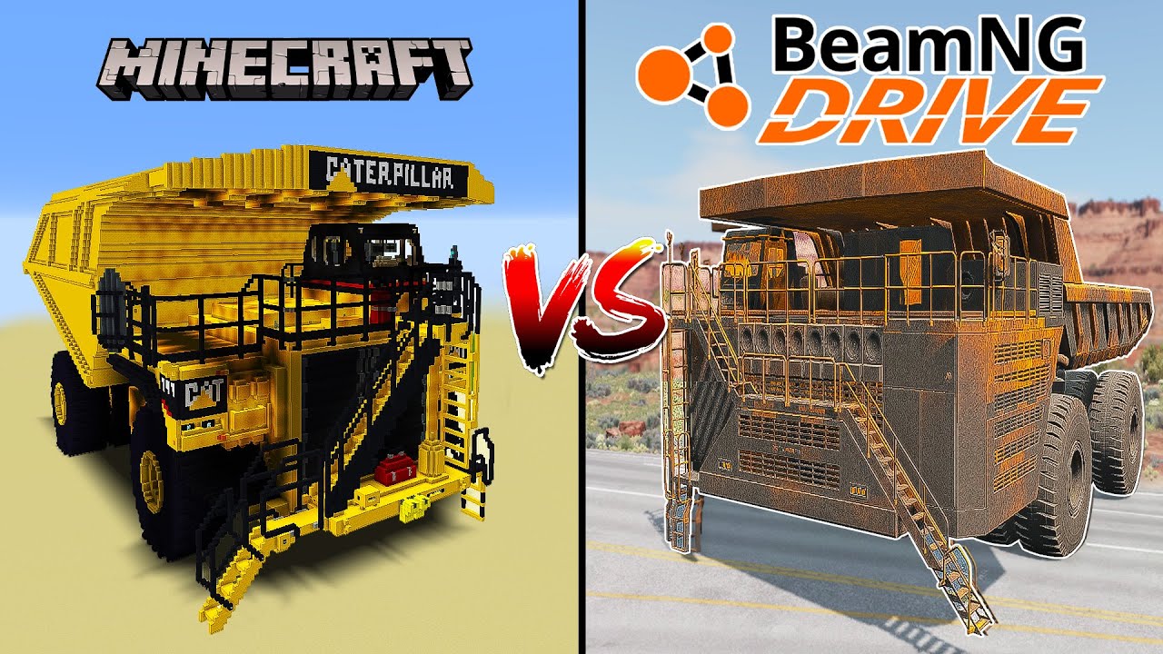 Майнинг-дампер Minecraft VS Майнинг-дампер BeamNG — где лучше?