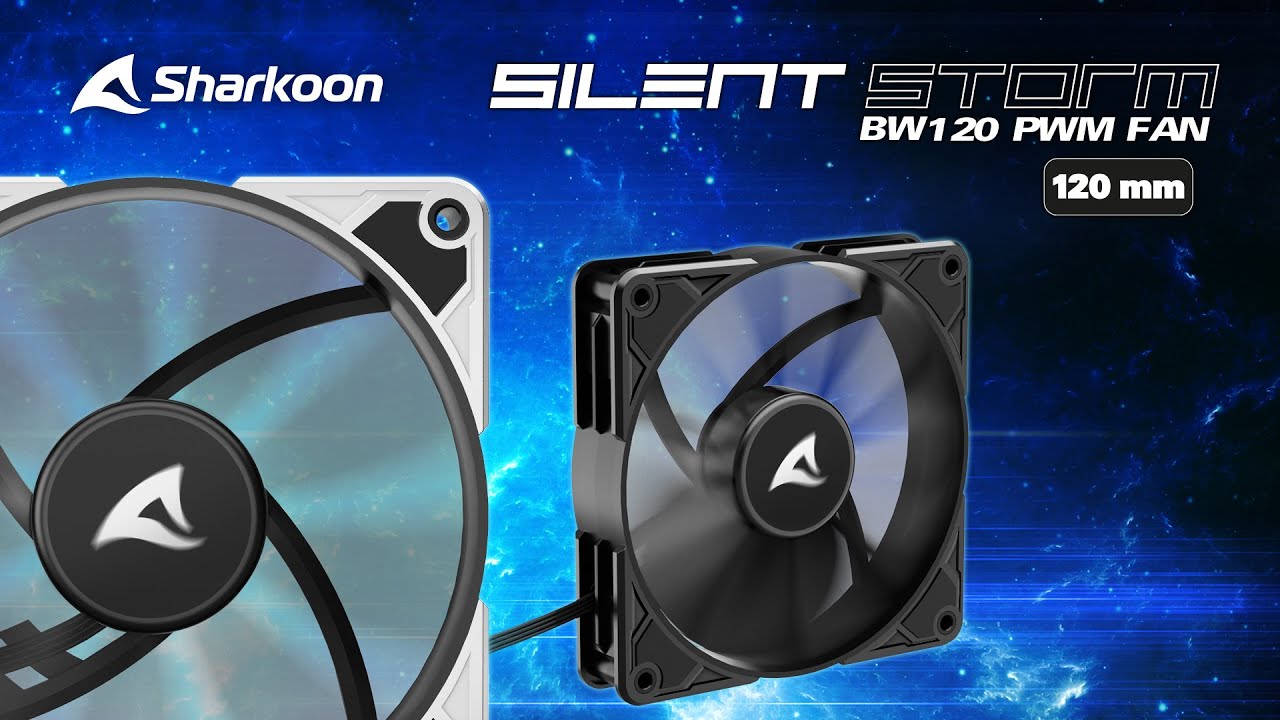 Sharkoon SilentStorm BW 120 PWM Fan
