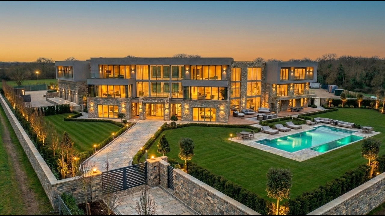 Mr. Beast Skyland Ranch Dream House - Concept Build - Ultra Luxury Mansion Timelapse