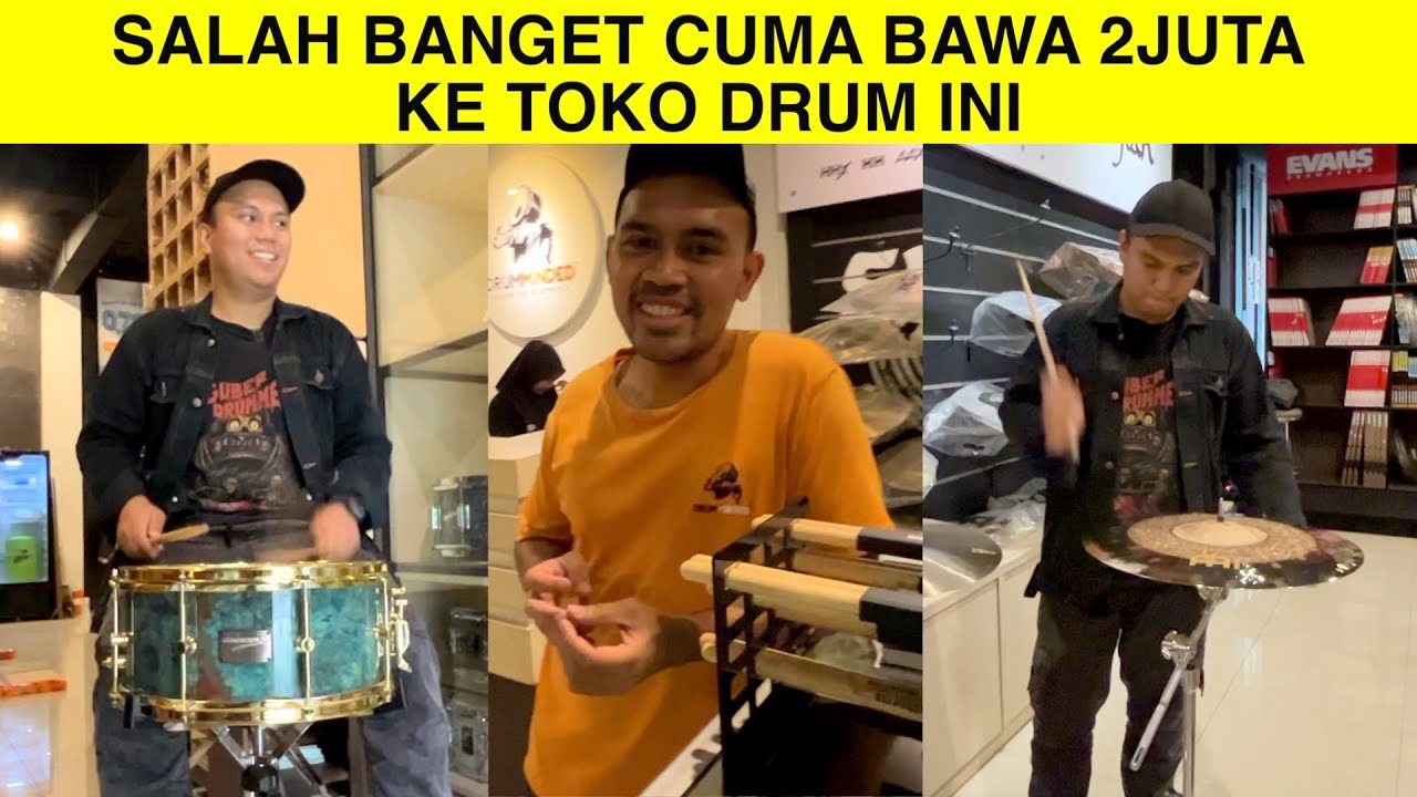 GREBEK TOKO DRUM DI SURABAYA.. SALAH BANGET CUMA BAWA 2 JUTA!