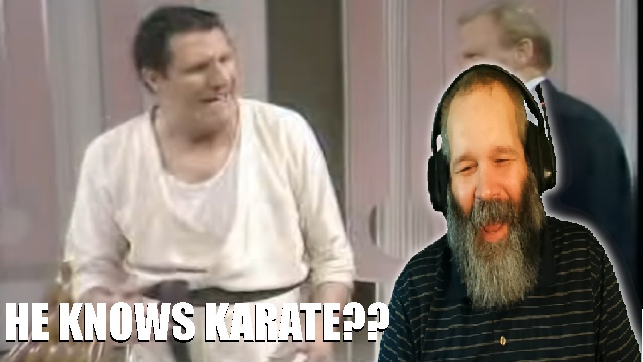 He's Just Too Funny!!! American Reacts to Tommy Cooper Karate Class