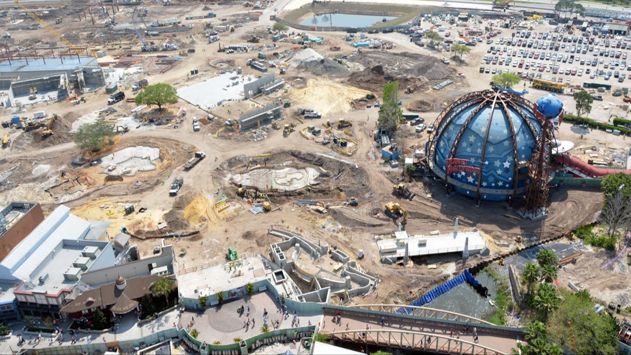 Disney Springs Emerges, Viewed From Characters in Flight Balloon - Downtown Disney Transformation