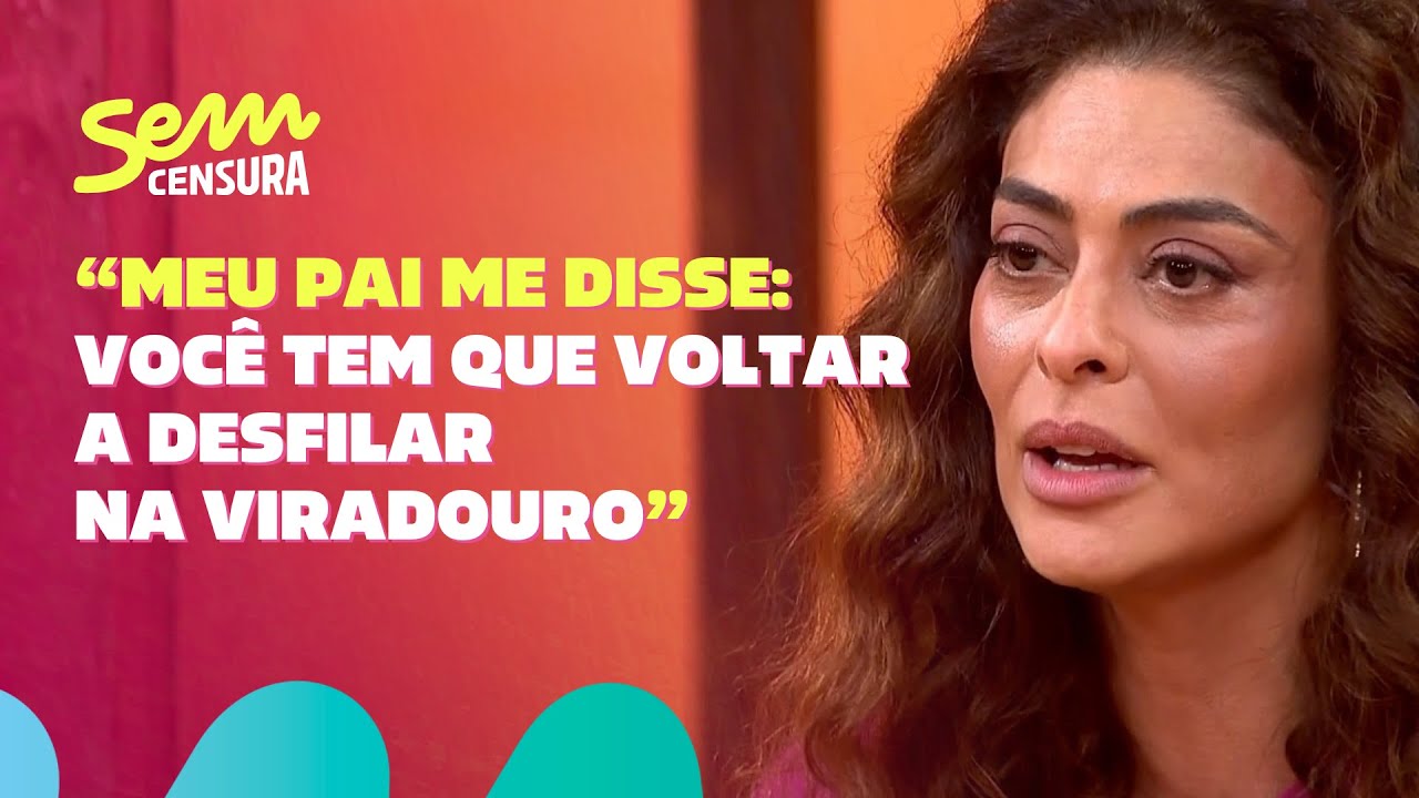 Sem Censura | Juliana Paes fala sobre último desejo de seu pai e sua volta à Viradouro