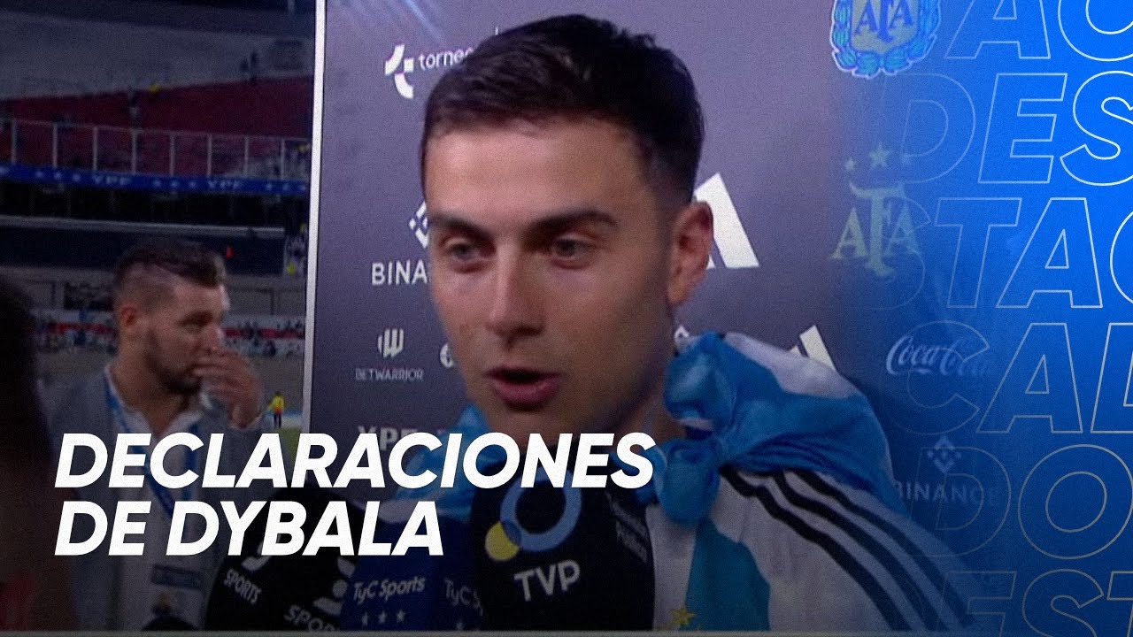 Declaraciones de Paulo Dybala - Argentina 2-0 Panamá - Amistoso 2023