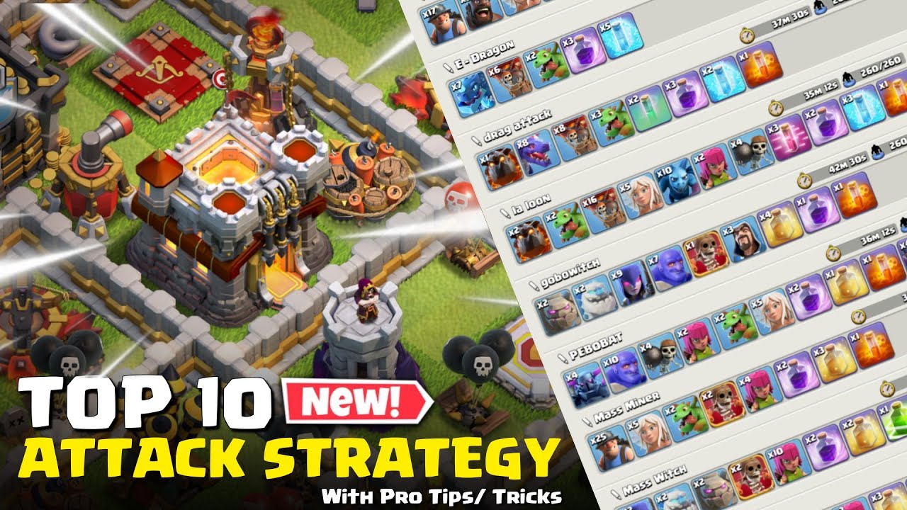Top 10 Best TH11 Attack Strategy 2023 | Town hall 11 Best Army in Clash of Clans