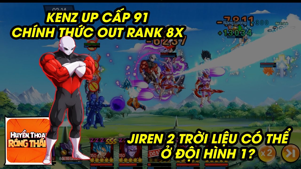 Rồng Thần Huyền Thoại - LV UP CẤP 91, KENZ MANG JIREN VÀO ĐỘI HÌNH 1 THỬ NGHIỆM PK