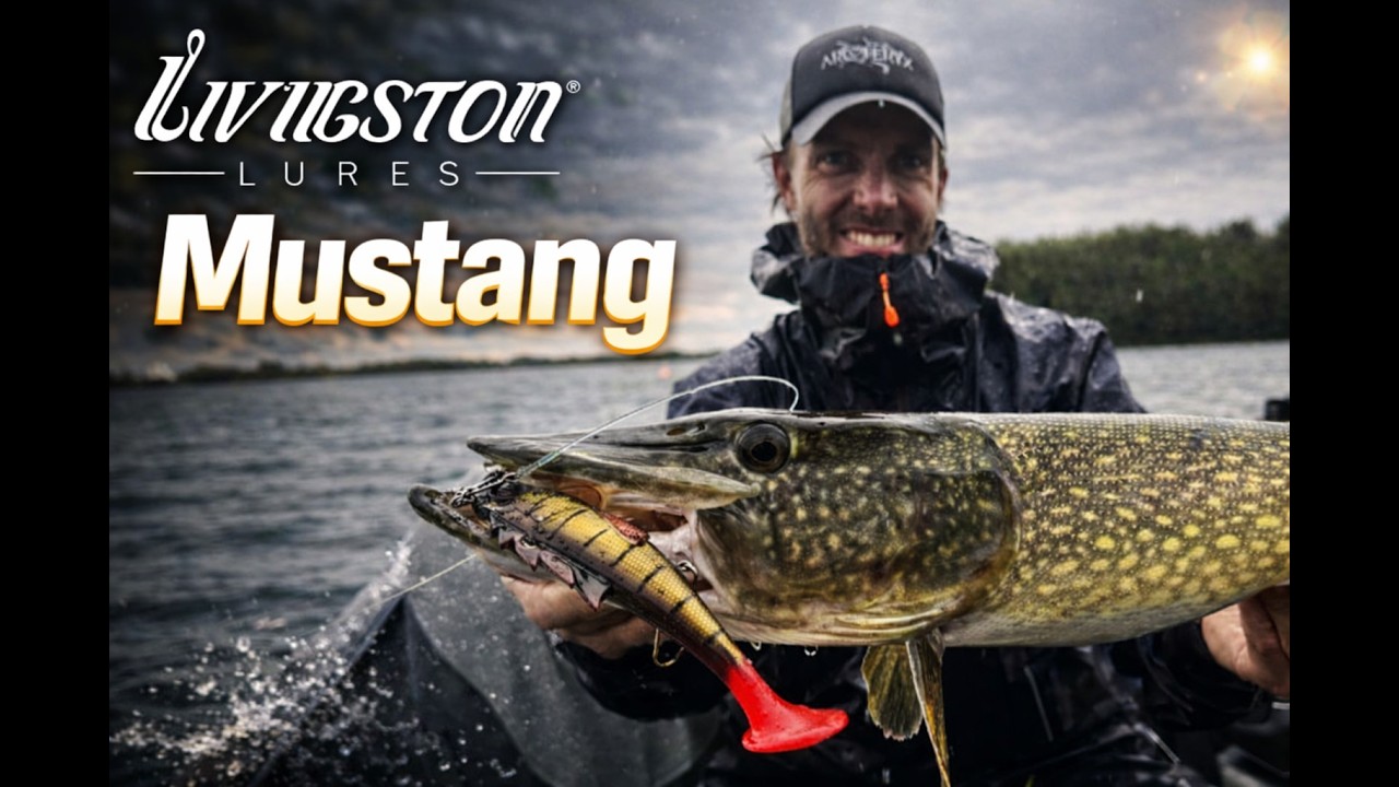 Livingston Lures Mustang Underwater Footage: Musky & Pike Swimbait