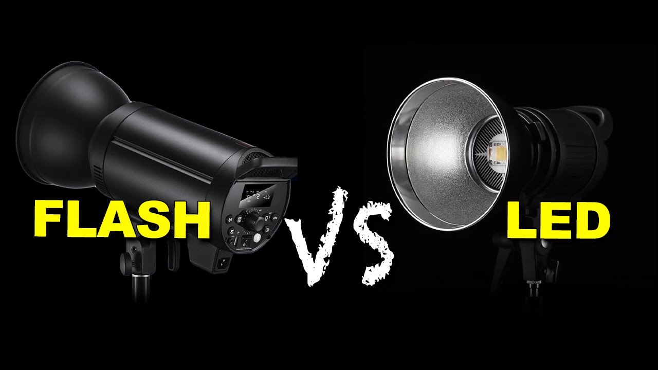 Flash vs Led: qual &egrave; il migliore? Pro e contro di luce continua e flash con esempi in studio!