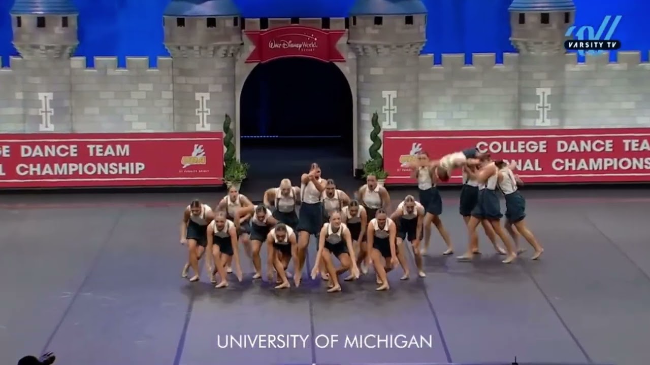 University of Michigan Dance Team Jazz 2025 - 3RD IN THE NATION