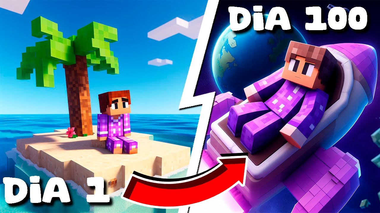 100 DIAS VARADOS en EL OCEANO en FORTNITE