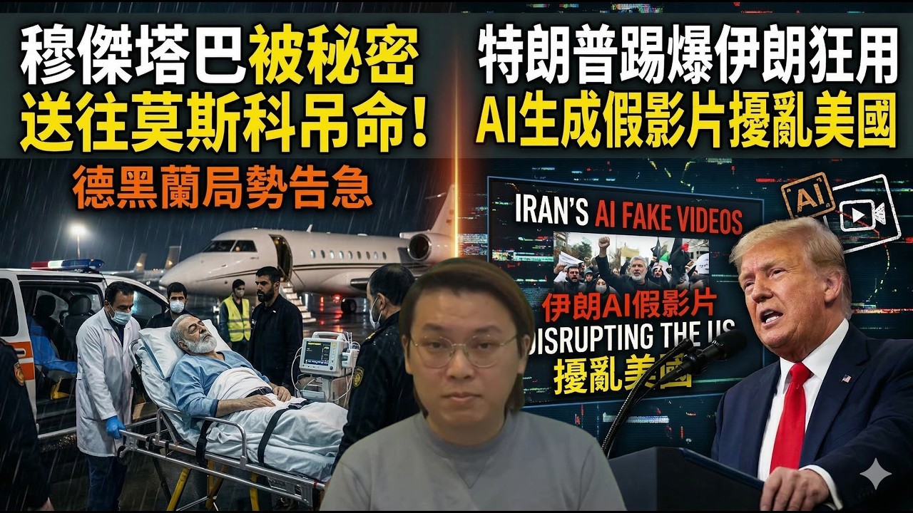 死咁橛！穆傑塔巴被秘密送往莫斯科吊命！特朗普踢爆伊朗狂用AI生成假影片擾亂美國 | 夜間熱線20260317(A)