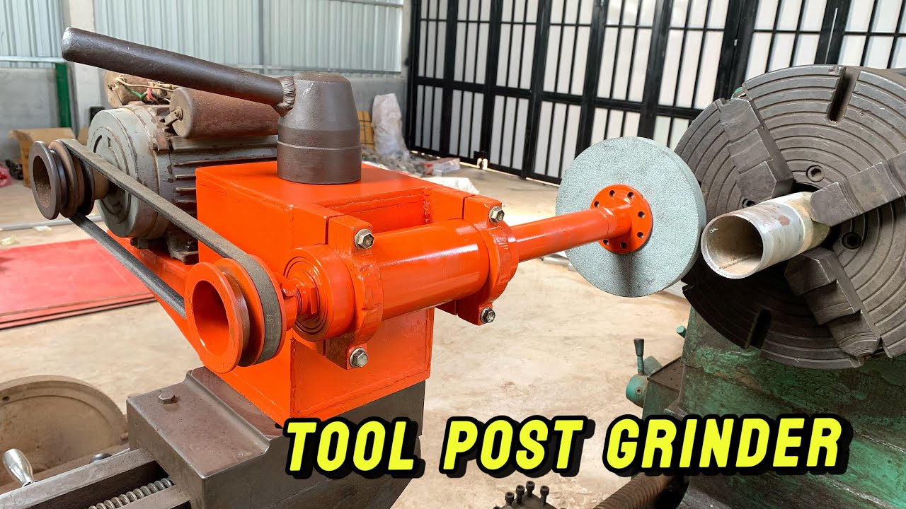 Boost Your LATHE with This Amazing Tool Post Grinder Attachment!