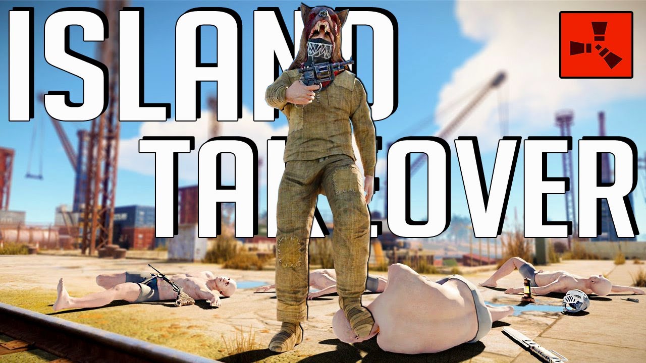 TAKING OVER A WHOLE ISLAND On My FIRST DAY! - Rust Solo Survival (1/3)